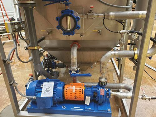 DAF Rental System pump skid