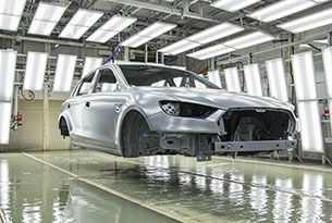Automotive Industry Paint Bath