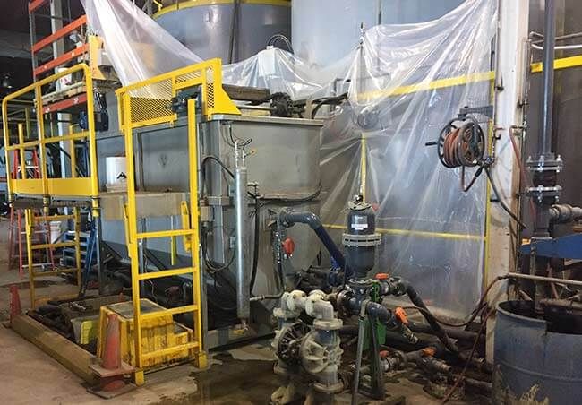 Treatment solution for wastewater hauling company