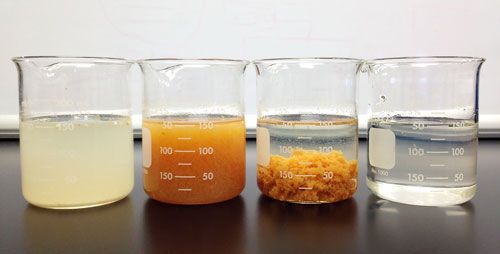 Chemical jar test result using CIFCB Ferric Chloride coagulant