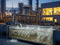 Advanced Chemical Plant with Cutaway of an MBBR