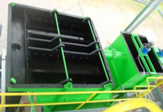 Ecologix incline plate clarifier aerial view