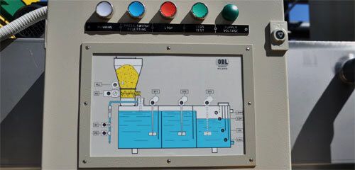Controls touch screen display