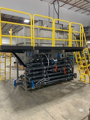 DAF Model E-405 with Flocculation Tubes