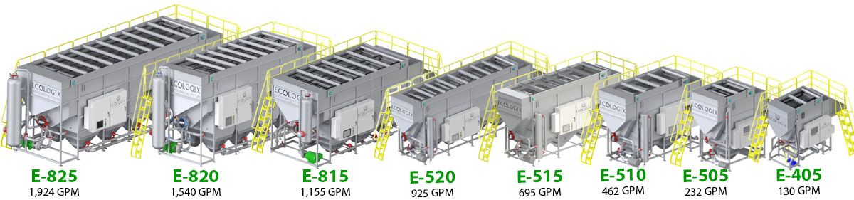 Ecologix e series daf system product lineup (4 series to 8 series)