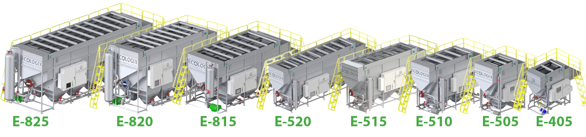 Ecologix e series daf system product lineup (4 series to 8 series)