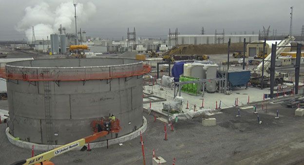 Ecologix Ground Water Remediation Wastewater Treatment Plant Under Construction