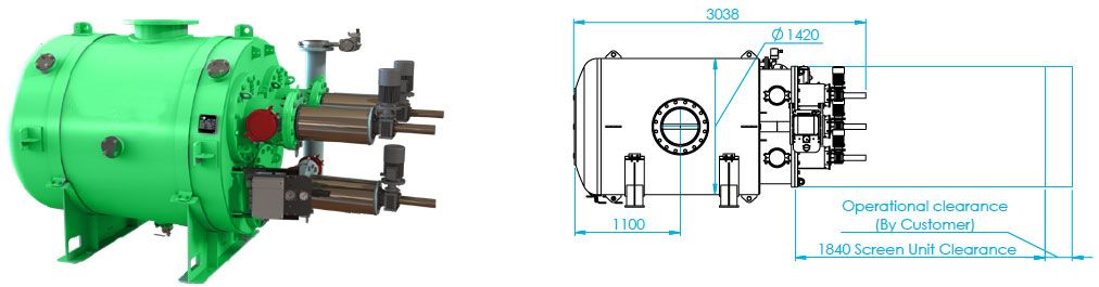 Ecologix Model FS-603- Multi Screen Filter