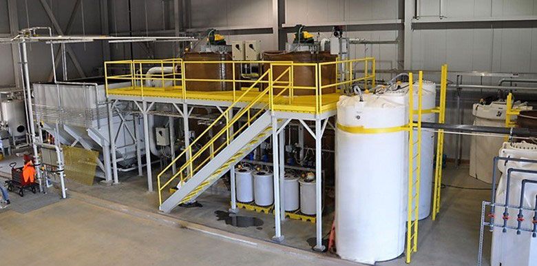Full-scale industrial wastewater treatment system installed by Ecologix