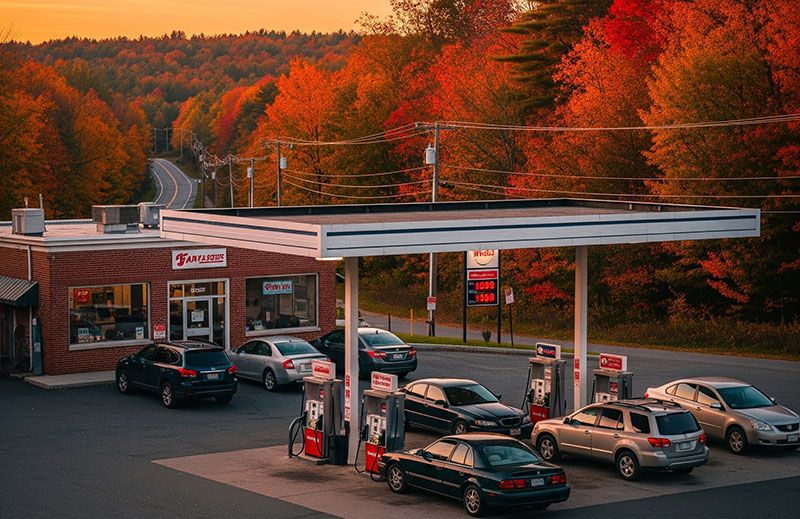 Gas Station in North East U.S.A.