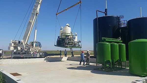 Oklahoma Produced Water Treatment Facility Installation
