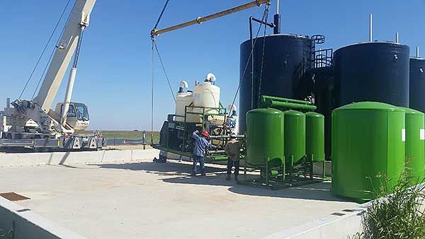 Oklahoma Produced Water Treatment Facility Installation