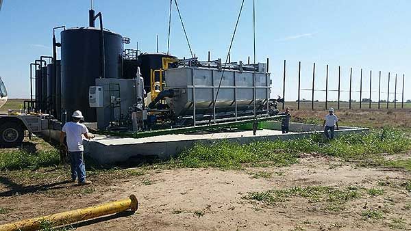 Oklahoma Produced Water Treatment Facility Installation