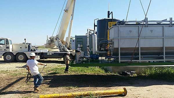 Oklahoma Produced Water Treatment Facility Installation