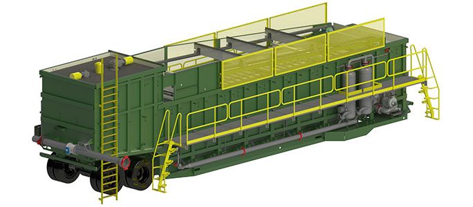 Integrated Treatment System - Model ITS-1500 Right Side View