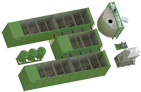 MBBR (Membrane Bioreactor) Layout
