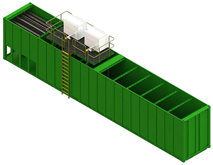 MBBR system for the tissue, pulp, and paper industries.