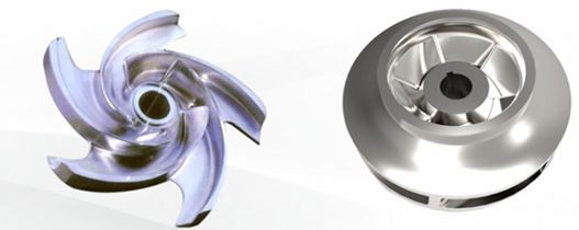 Open and closed impeller