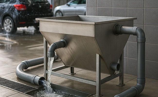 Oil Water Separator for Washdown Water in Automotive Industry