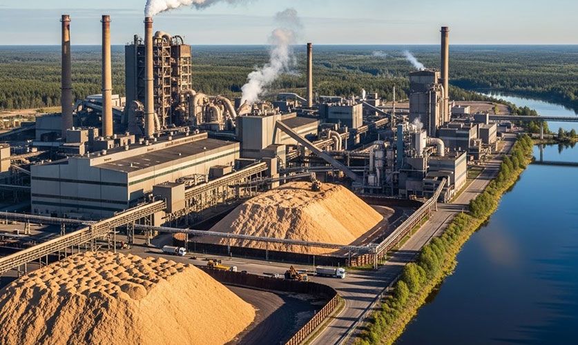 Paper and Pulp Processing Plant