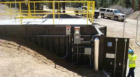 Zeo-Clear municipal wastewater treatment system